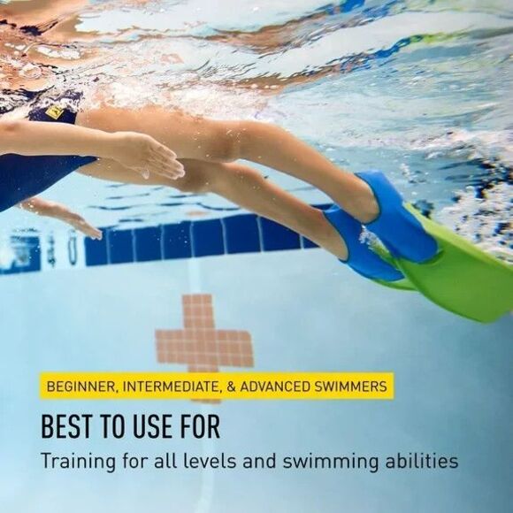 FINIS Swim Fins Red Black Size US 3-5 EU 36-37 Youth Teen or Small Adult Trainin - Picture 8 of 8